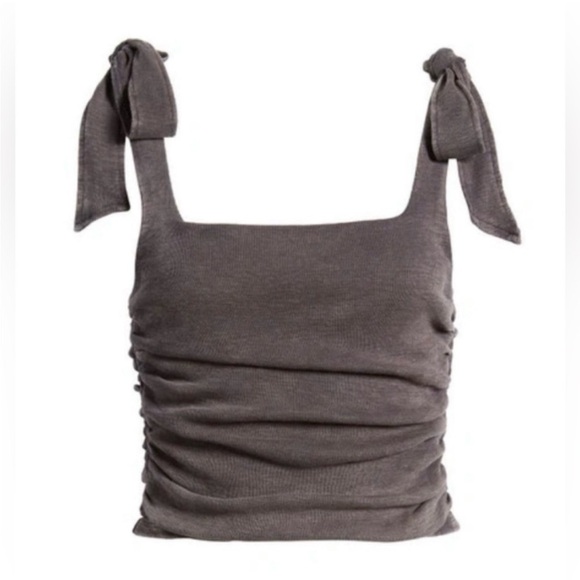 Free People ribbed shoulder tie Tank…. - Picture 14 of 15